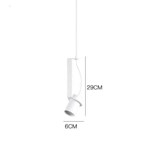 Suspension design à LED avec cylindre en métal au style Industriel - vue 14 sur 14