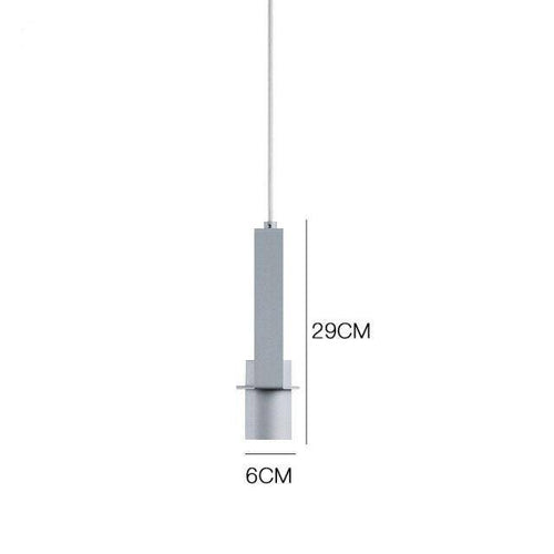 Suspension design à LED avec cylindre en métal au style Industriel - vue 11 sur 14