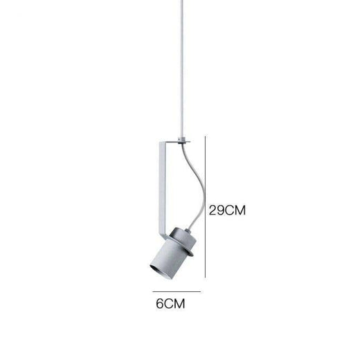 Suspension design à LED avec cylindre en métal au style Industriel - vue 10 sur 14