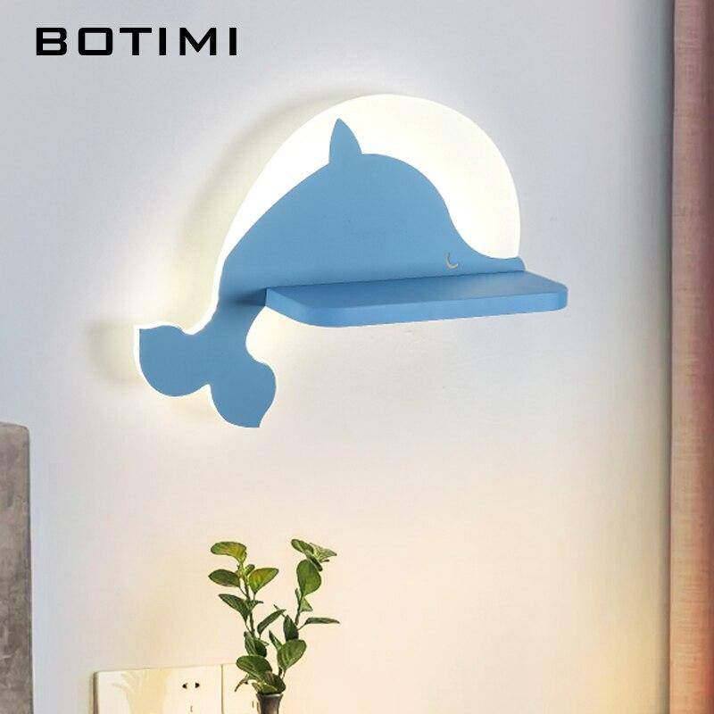 Applique murale LED avec étagère aux formes Cartoon pour les enfants - vue 4 sur 10