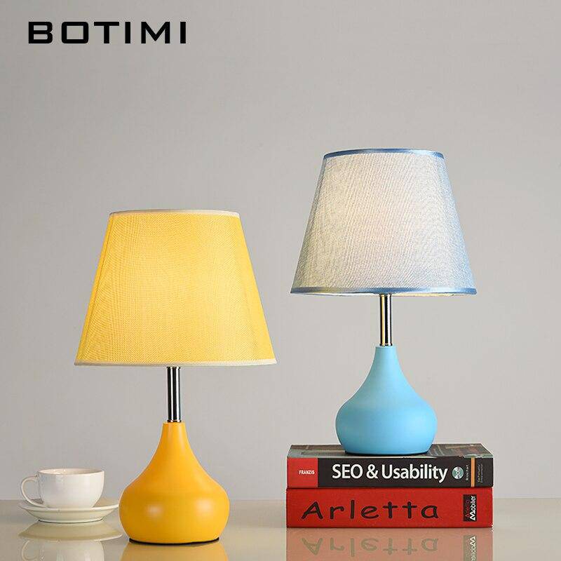 Lampe de chevet LED avec abat-jour et socle coloré Kids - vue 3 sur 8