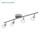 Plafonnier chromé barres à spots LED Spotlight
