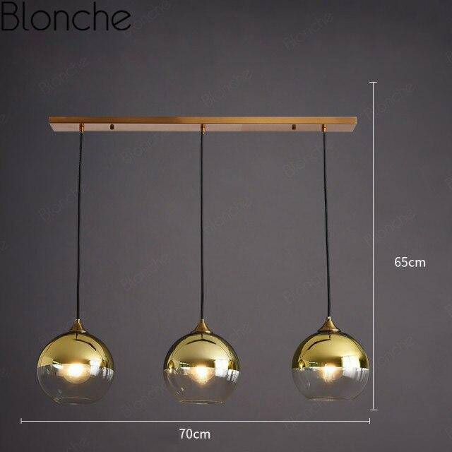 Suspension design LED avec boule en verre fumé Loft - vue 9 sur 15