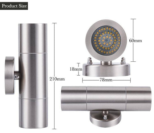 Applique murale design LED en aluminium Outdoor Jula - vue 6 sur 7