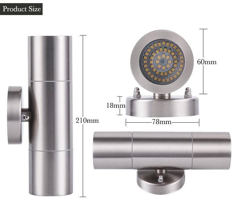 Applique murale design LED en aluminium Outdoor Jula - vue 6 sur 7