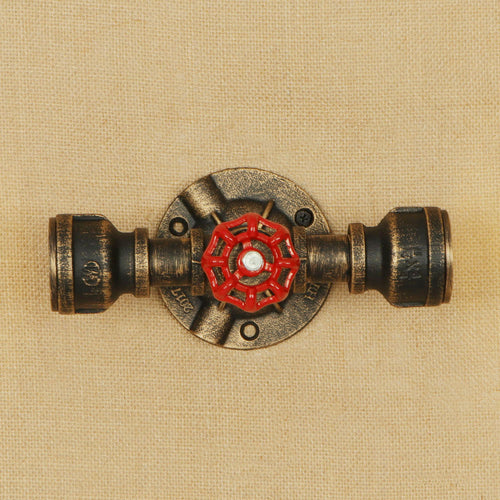 Applique murale retro LED style tuyau métallique Tino - vue 9 sur 14