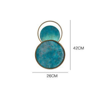 Applique murale design LED avec cercle en marbre Luxury