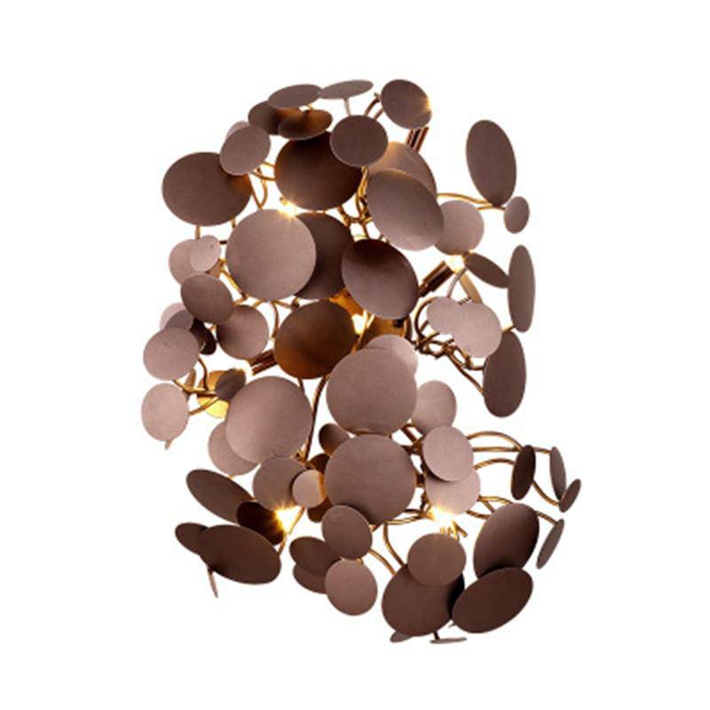 Applique murale design à LED avec feuilles métal Luxury - vue 3 sur 3