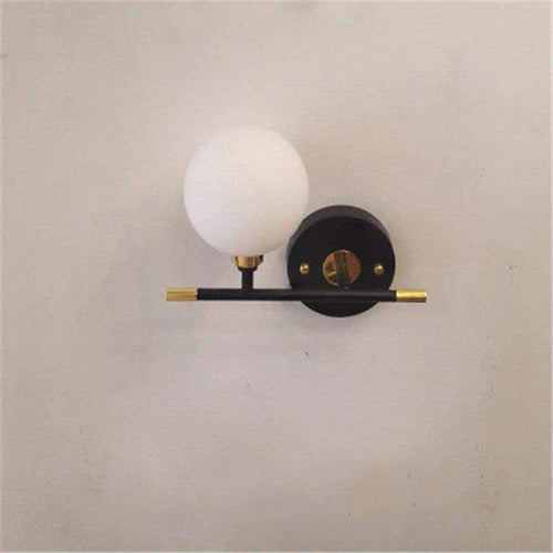 Applique murale doré avec boule en verre - vue 8 sur 7