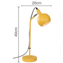 Lampe de bureau design de couleur avec abat-jour boule Candy