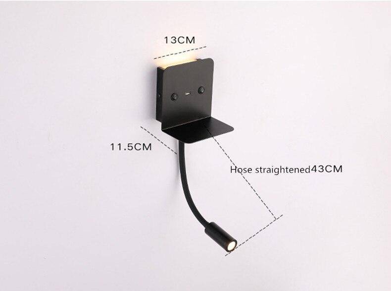 Liseuse à LED avec spot orientable - vue 7 sur 8