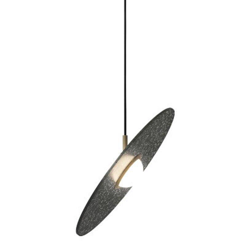 Suspension design disque style terrazzo Satellite - vue 7 sur 7
