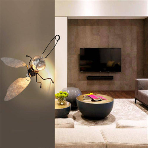 Applique murale LED en forme de mouche - vue 3 sur 3