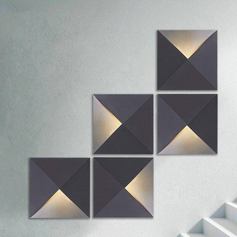 Applique murale design moderne carré et triangle Aisle - vue 6 sur 13