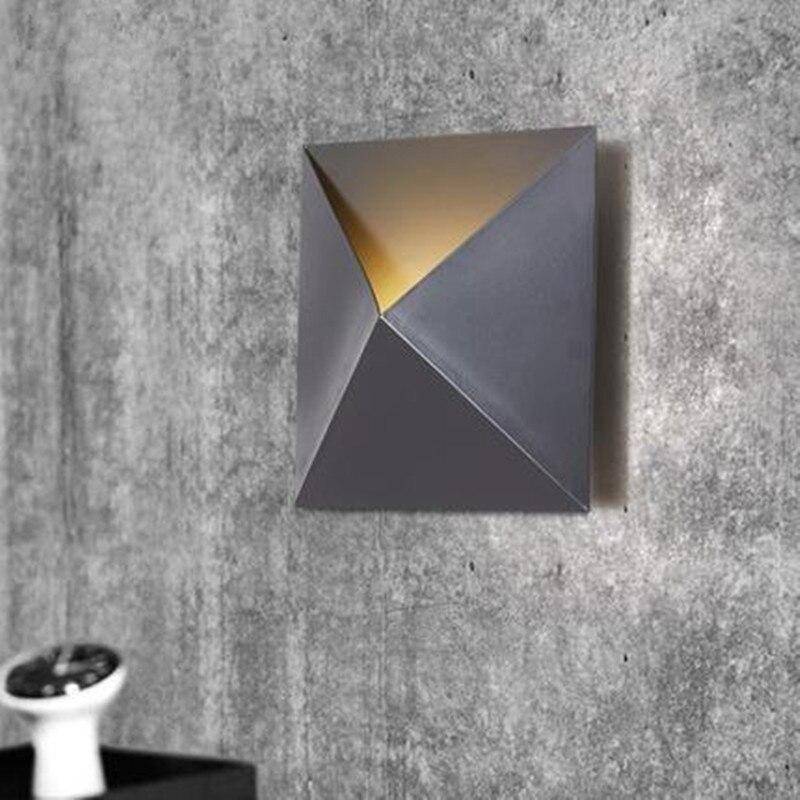 Applique murale design moderne carré et triangle Aisle - vue 7 sur 13