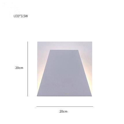Applique murale design moderne carré et triangle Aisle - vue 9 sur 13