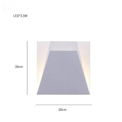 Applique murale design moderne carré et triangle Aisle - vue 10 sur 13