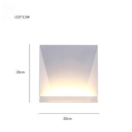 Applique murale design moderne carré et triangle Aisle - vue 10 sur 13