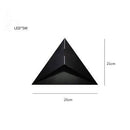 Applique murale design moderne carré et triangle Aisle