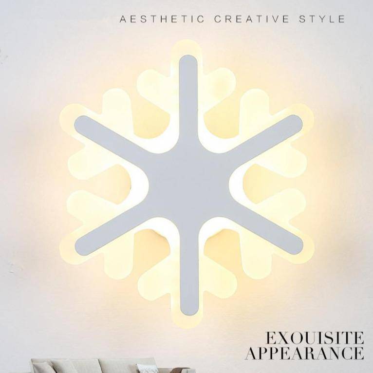 Applique murale LED flocon de neige - vue 4 sur 5