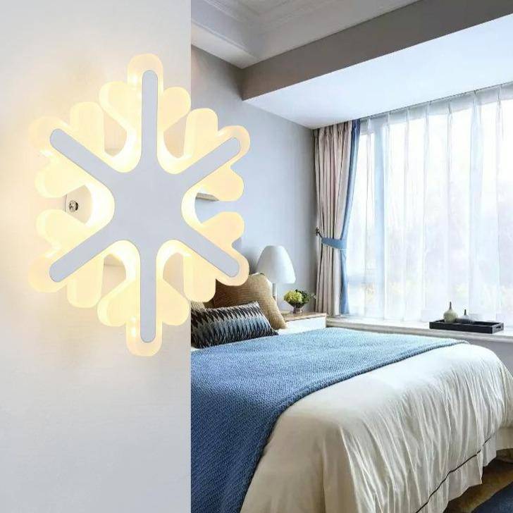 Applique murale LED flocon de neige - vue 3 sur 5