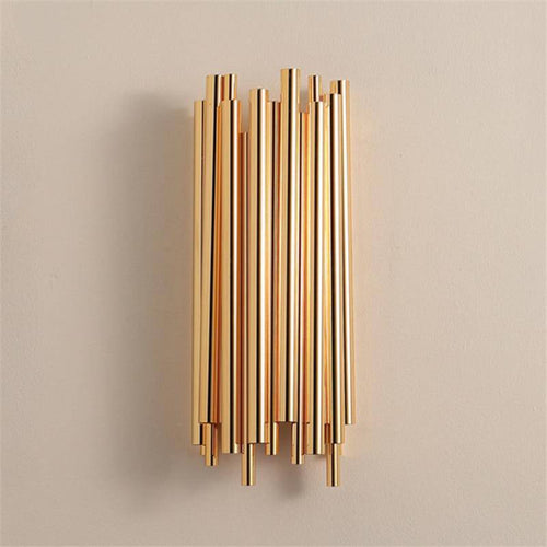 Applique murale design LED en métal doré style Shining - vue 8 sur 8