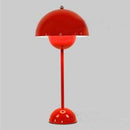 Lampe de bureau moderne LED en métal coloré avec abat-jour arrondi