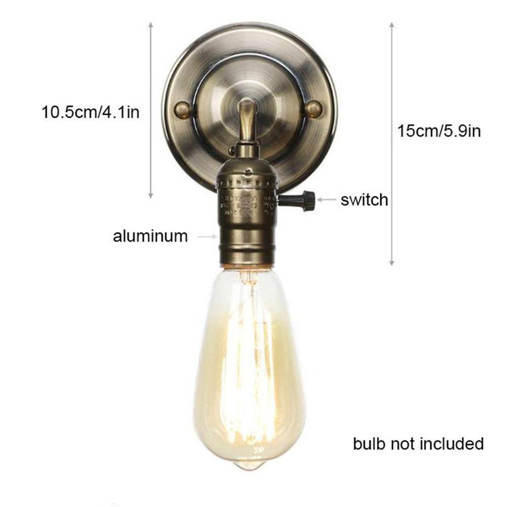 Applique murale industriel LED style ampoule Edison - vue 4 sur 4