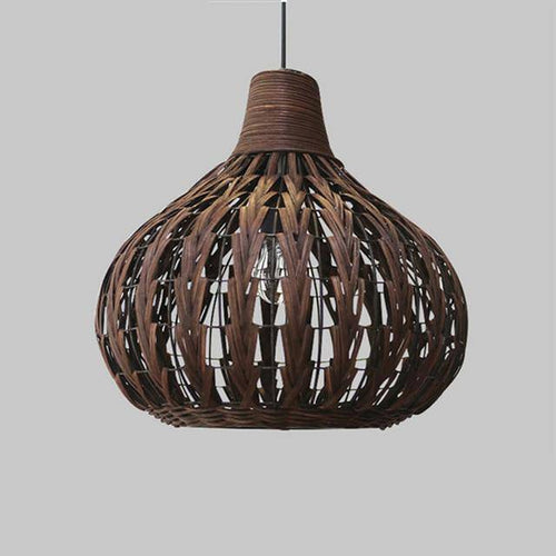 Suspension en bambou marron foncé Rattan - vue 5 sur 5