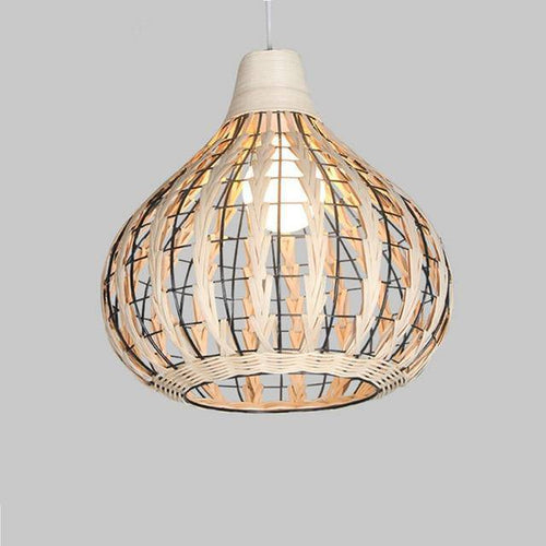 Suspension en bambou marron foncé Rattan - vue 4 sur 5