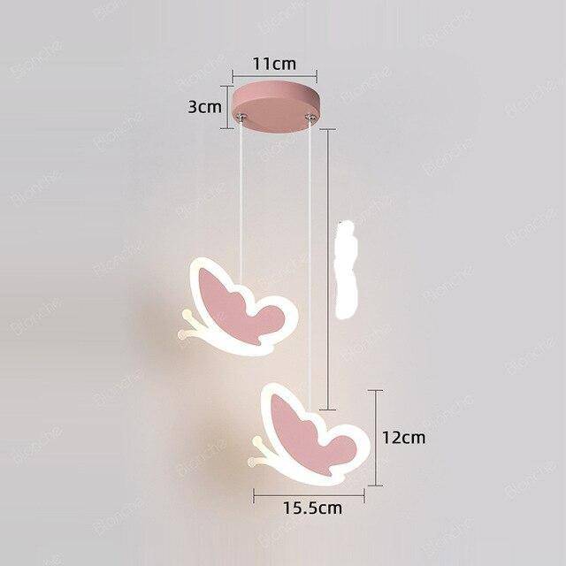 Suspension rose ou blanche LED avec des formes différentes pour les enfants - vue 10 sur 10