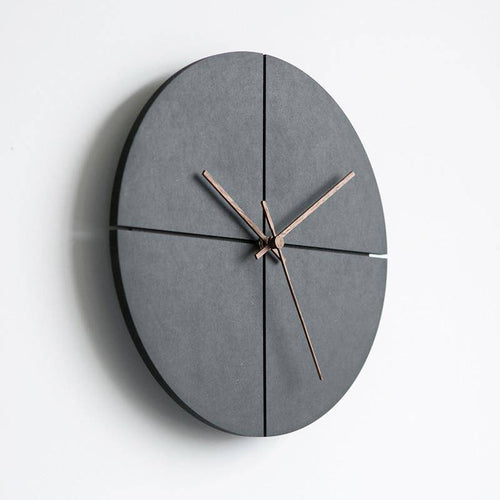 Horloge murale design ronde noire 30cm House - vue 3 sur 6