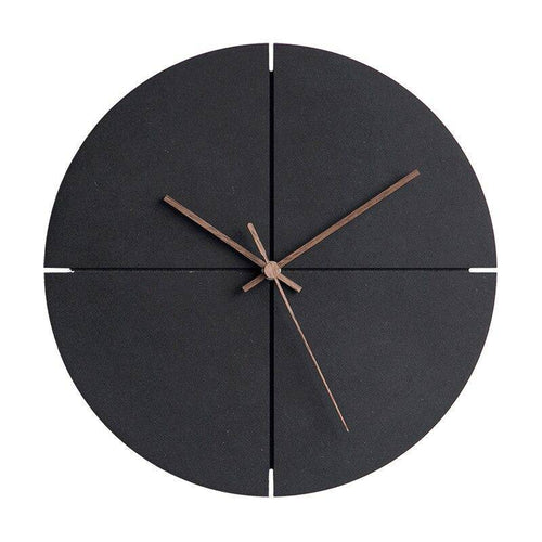 Horloge murale design ronde noire 30cm House - vue 7 sur 6