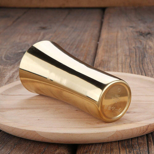 Vase design chromé gold Steel - vue 7 sur 9