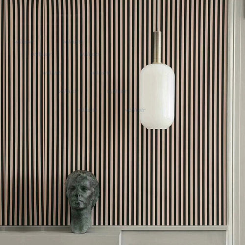 Suspension moderne ovale en verre blanc Valette - vue 4 sur 13