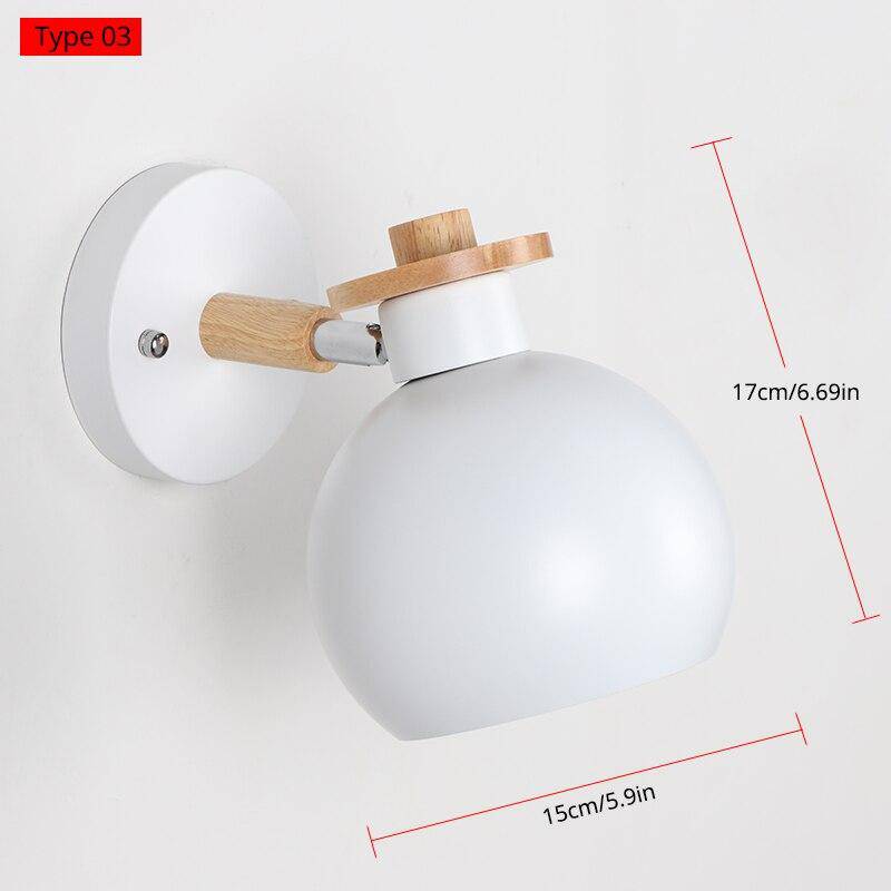 Applique murale moderne boule en métal Macaroon - vue 6 sur 7