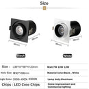 Spot multi LED rond orientable Light
