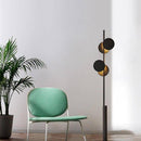 Lampadaire design moderne LED en métal avec formes circulaires