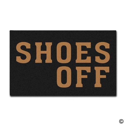 Paillasson rectangle shoes off Doormat - vue 3 sur 3