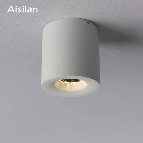 Spot design à LED cylindre en métal style Loft - vue 5 sur 6