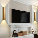 Applique murale design à LED en métal allongé coloré Loft