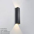 Applique murale design à LED en métal allongé coloré Loft