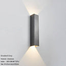 Applique murale design à LED en métal allongé coloré Loft