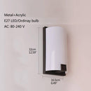 Applique murale moderne à LED demi-cylindre Bedroom