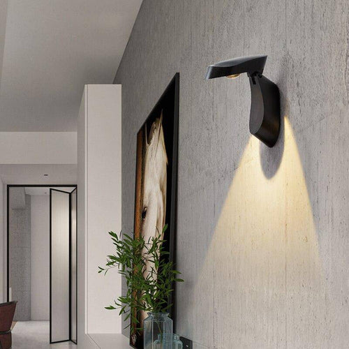Applique murale design à LED avec abat-jour en métal géométrique Loft - vue 4 sur 10