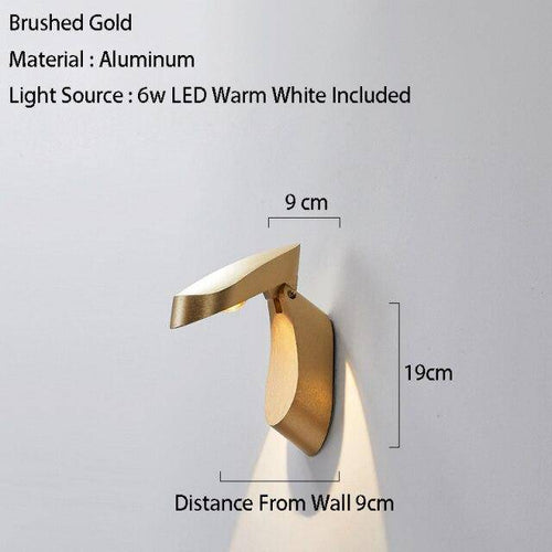 Applique murale design à LED avec abat-jour en métal géométrique Loft - vue 11 sur 10