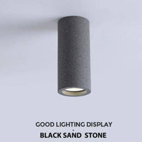Spot moderne LED rond en ciment style industriel