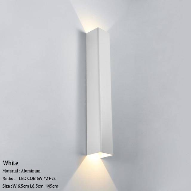 Applique murale design à LED en métal allongé coloré Loft - vue 11 sur 17