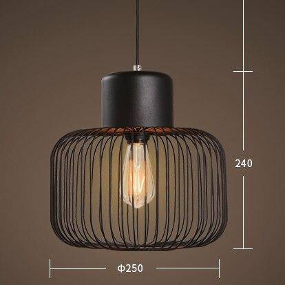 Lampe à poser design à LED avec abat-jour cage arrondie en métal noir - vue 12 sur 14