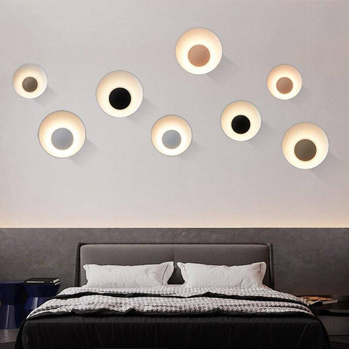 Applique murale design à LED avec coupe en métal coloré Loft - vue 7 sur 26
